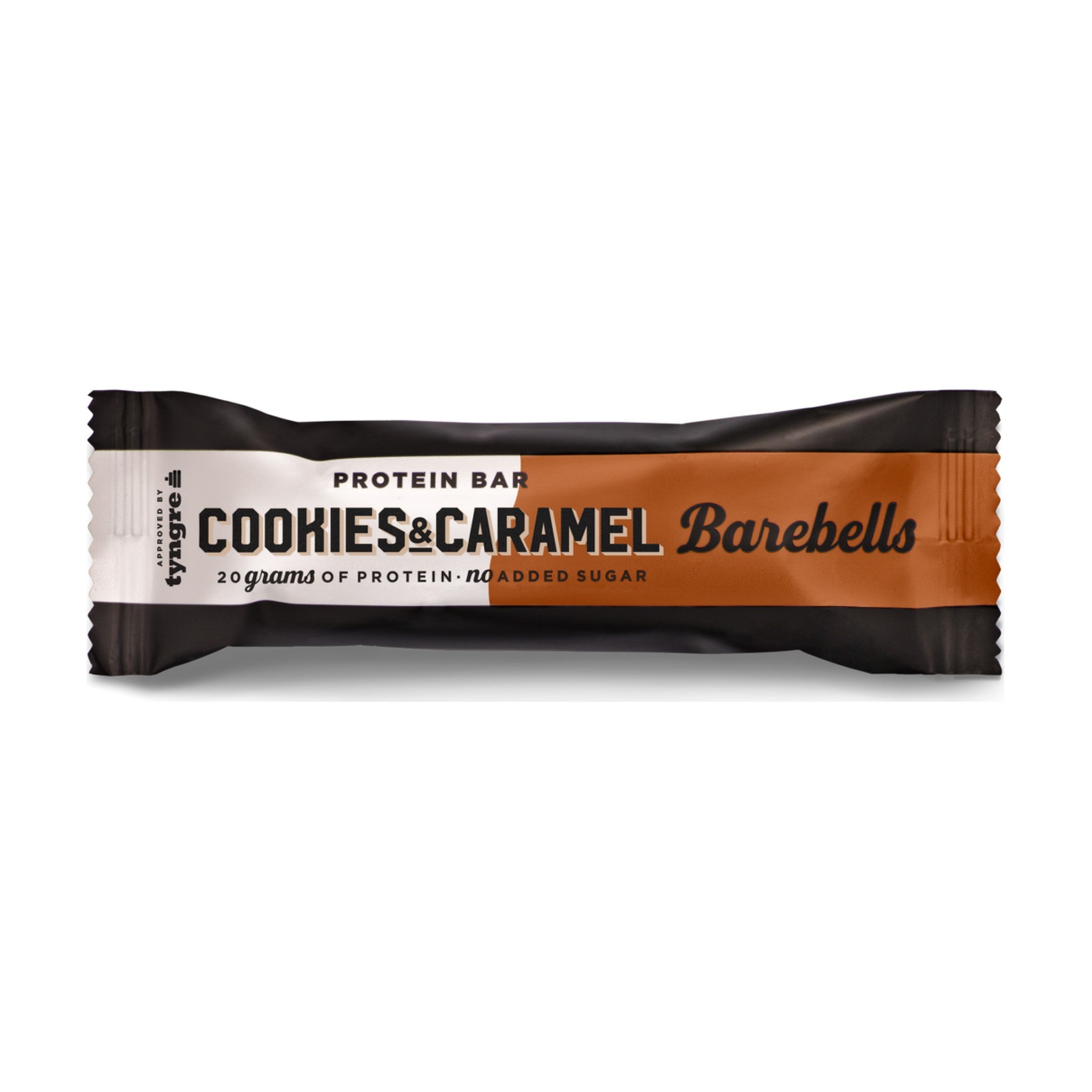 Barebells eiwitreep Cookies & Caramel, 55 gram, 20 gram eiwit per reep